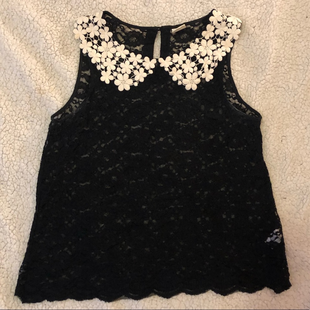 Anthropologie Peter Pan Collar Blouse